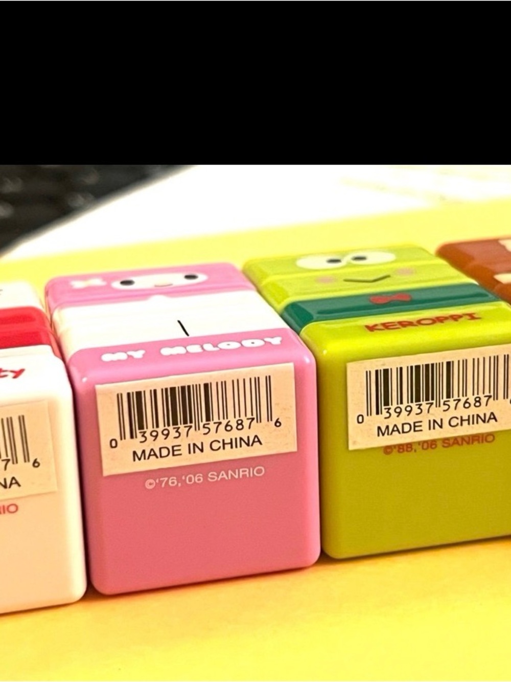 6 Rare Vintage Sanrio Mini Stackable Character Figures Stamp. - Picture 10 of 10